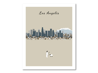 Lost Sheep from Los Angeles Poster Print